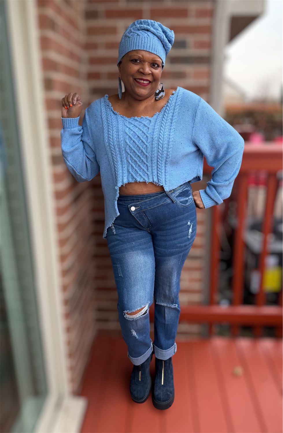 Handmade Sweater &amp; Hat Set