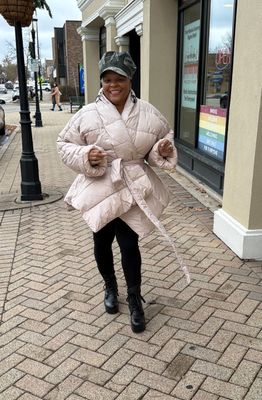 Puffer Peplum Jacket