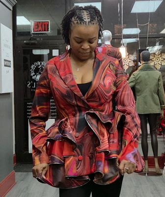 Dramatic Peplum Blazer