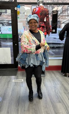 Crochet Denim Sweater