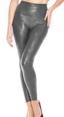 PU Grey Camo Leggings