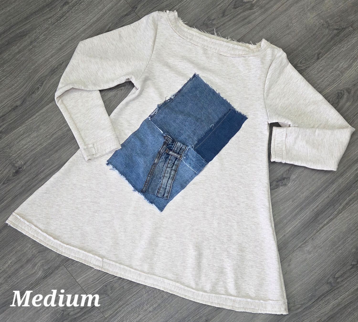 Natural Patchwork Mini Maxi