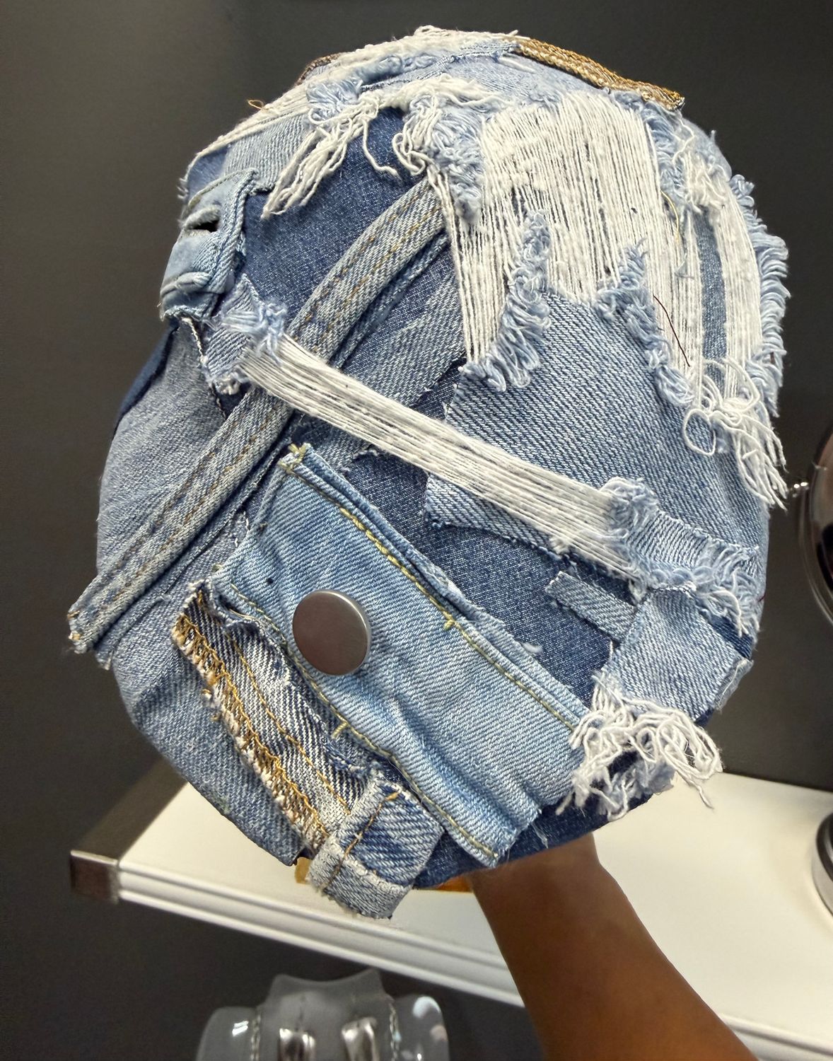 Denim Patch Cap