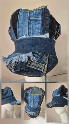 Step-N-Ty Denim Newsboy Hat
