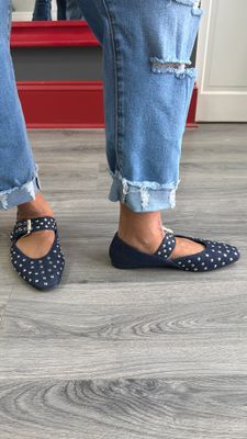 Mary Jane Denim Ballet