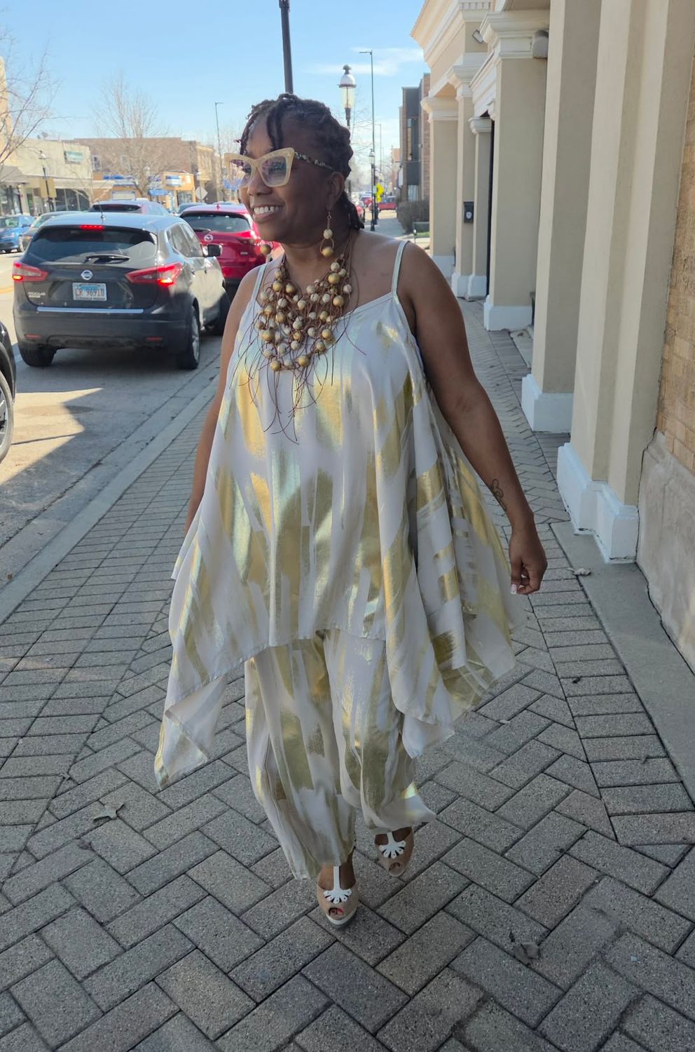 Pantalon Metallic Set