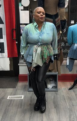 A Touch Of Denim Menswear Peplum