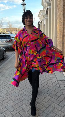 Flow With Me Colorful Dress