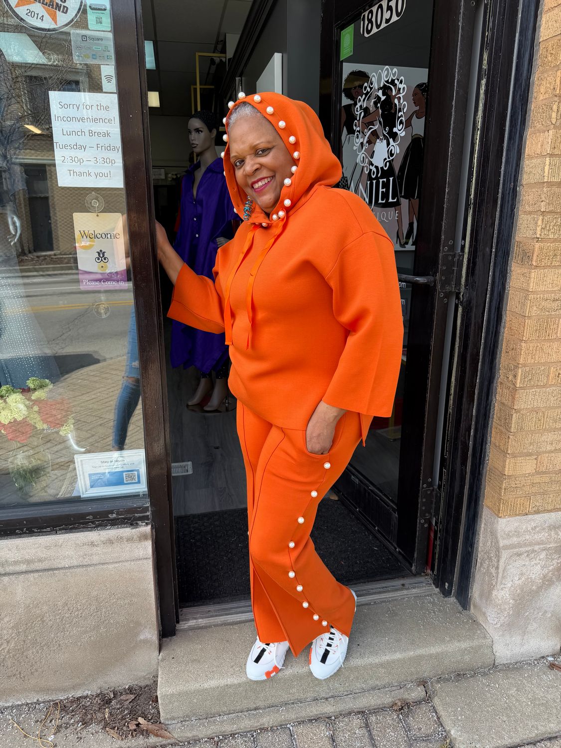 Orange Scuba Pearl Set