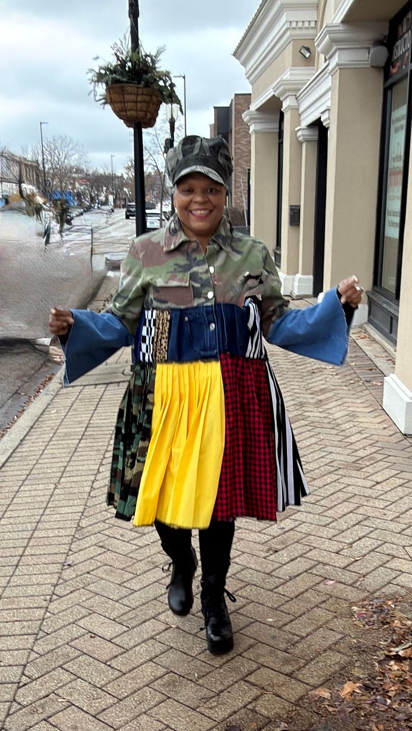 Mixed Camo Blessed Jacket/Dress