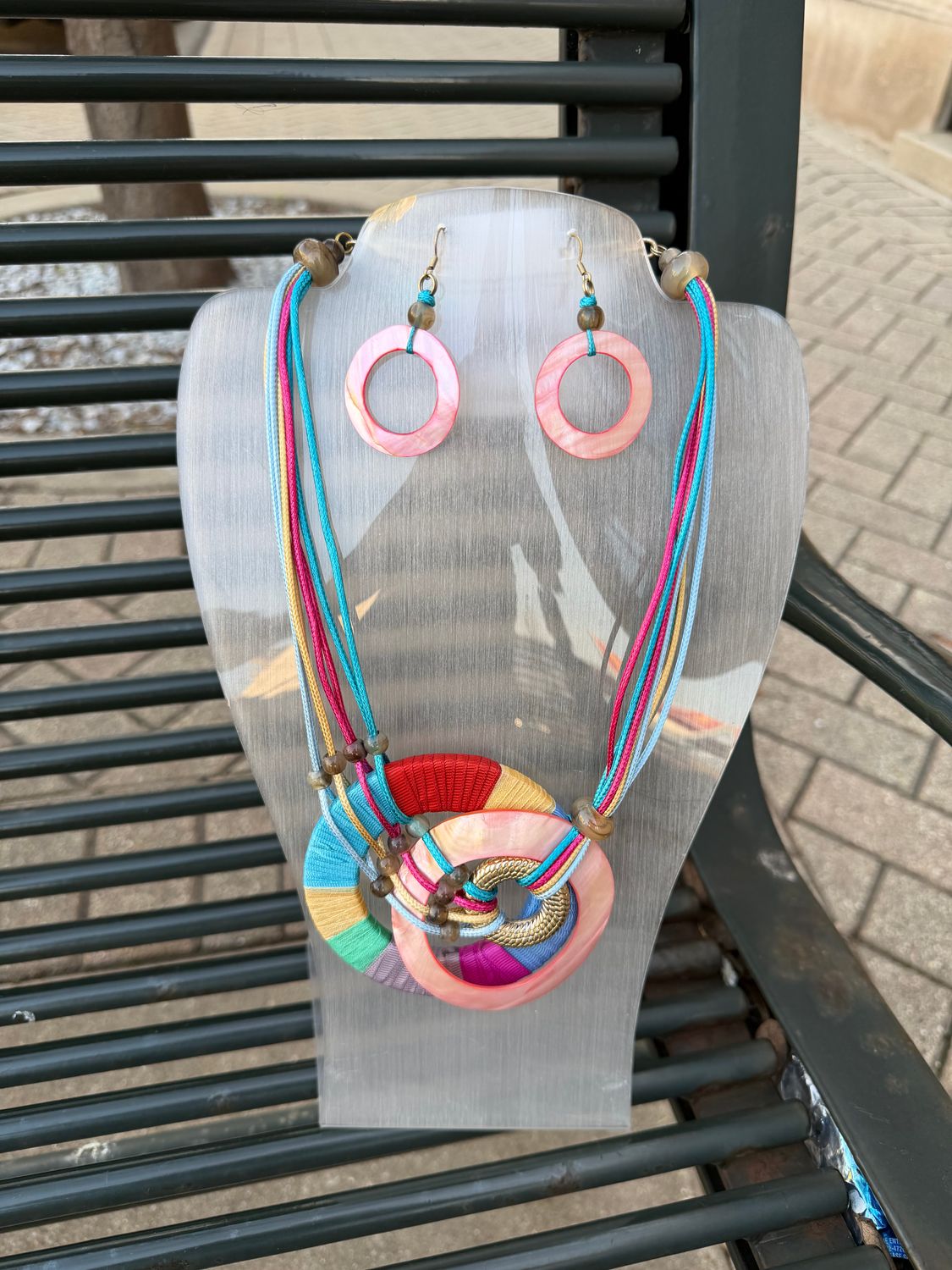 Band of Circles Necklace Set