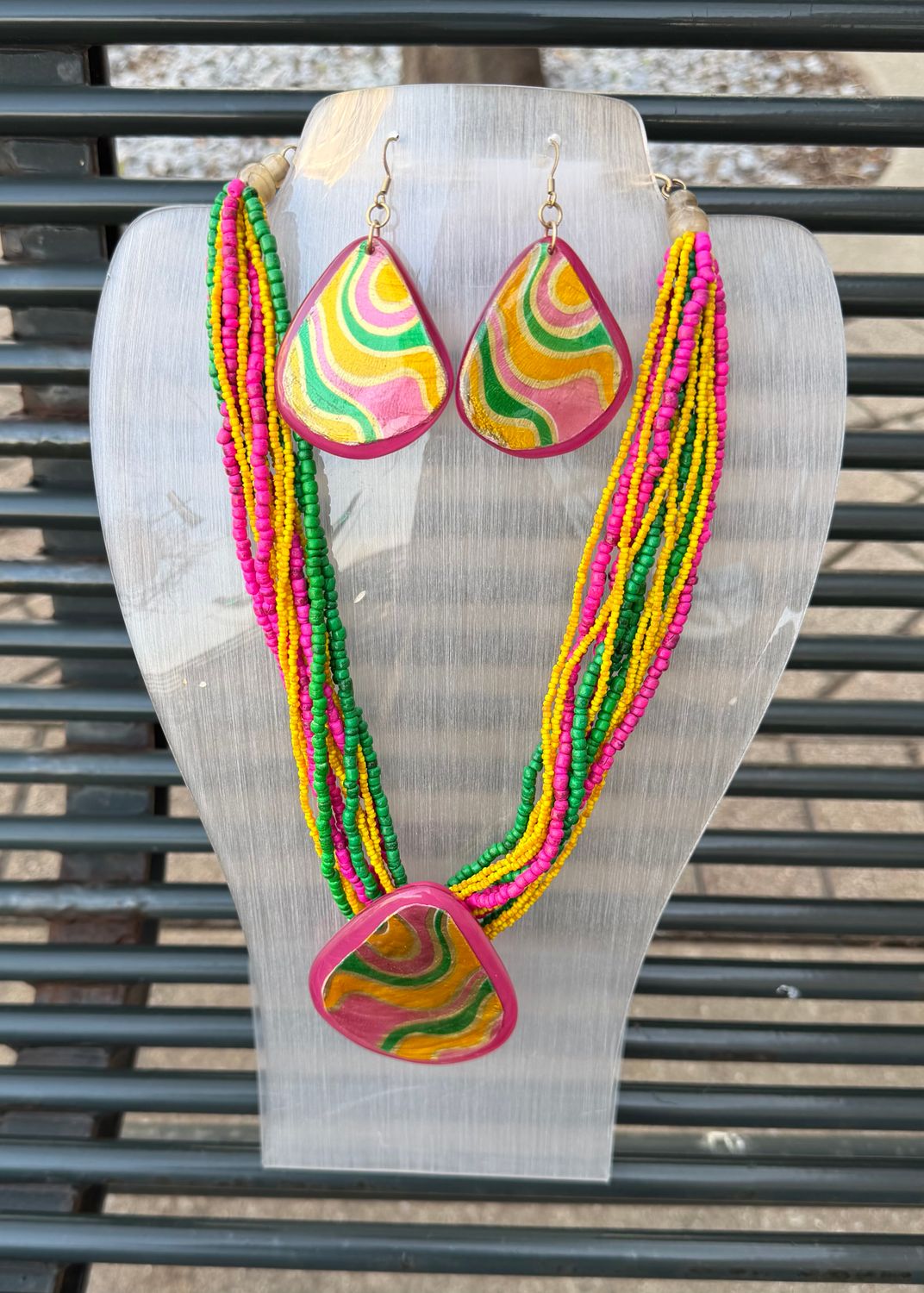 Kiwi Watermelon Jewelry Set