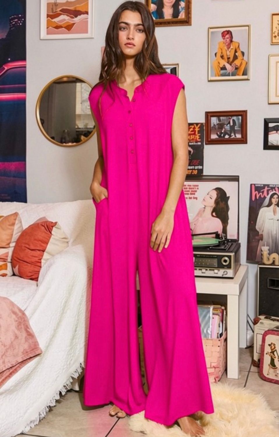 Vibrant Palazzo Jumpsuit