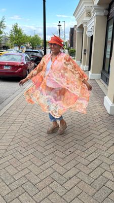 Shibori Lace Kimono