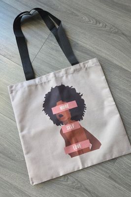 More Self Love Canvas Tote
