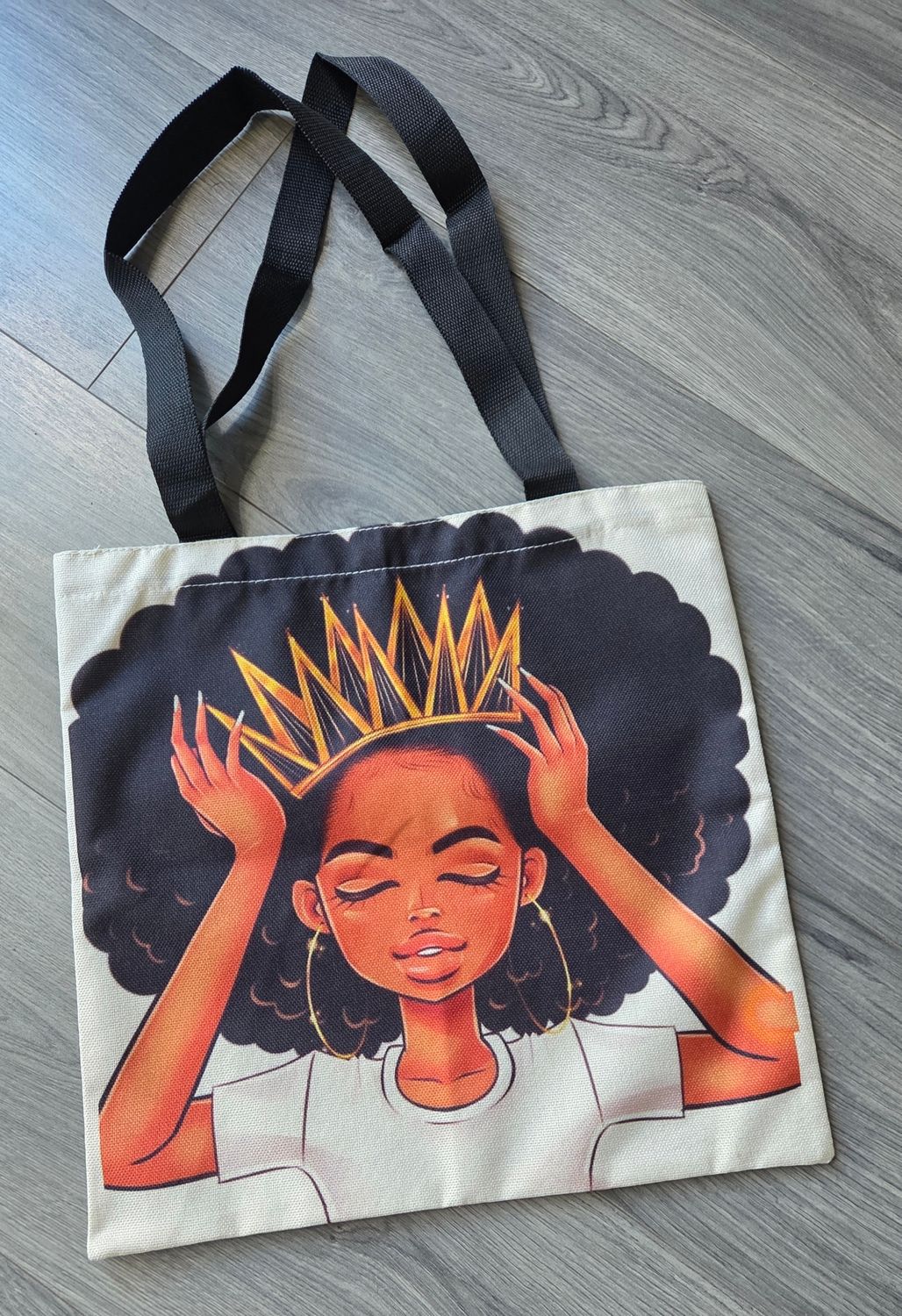 Crowned Canvas Tote