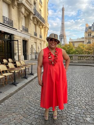 Trapeze Cut Raspberry Jumpsuit