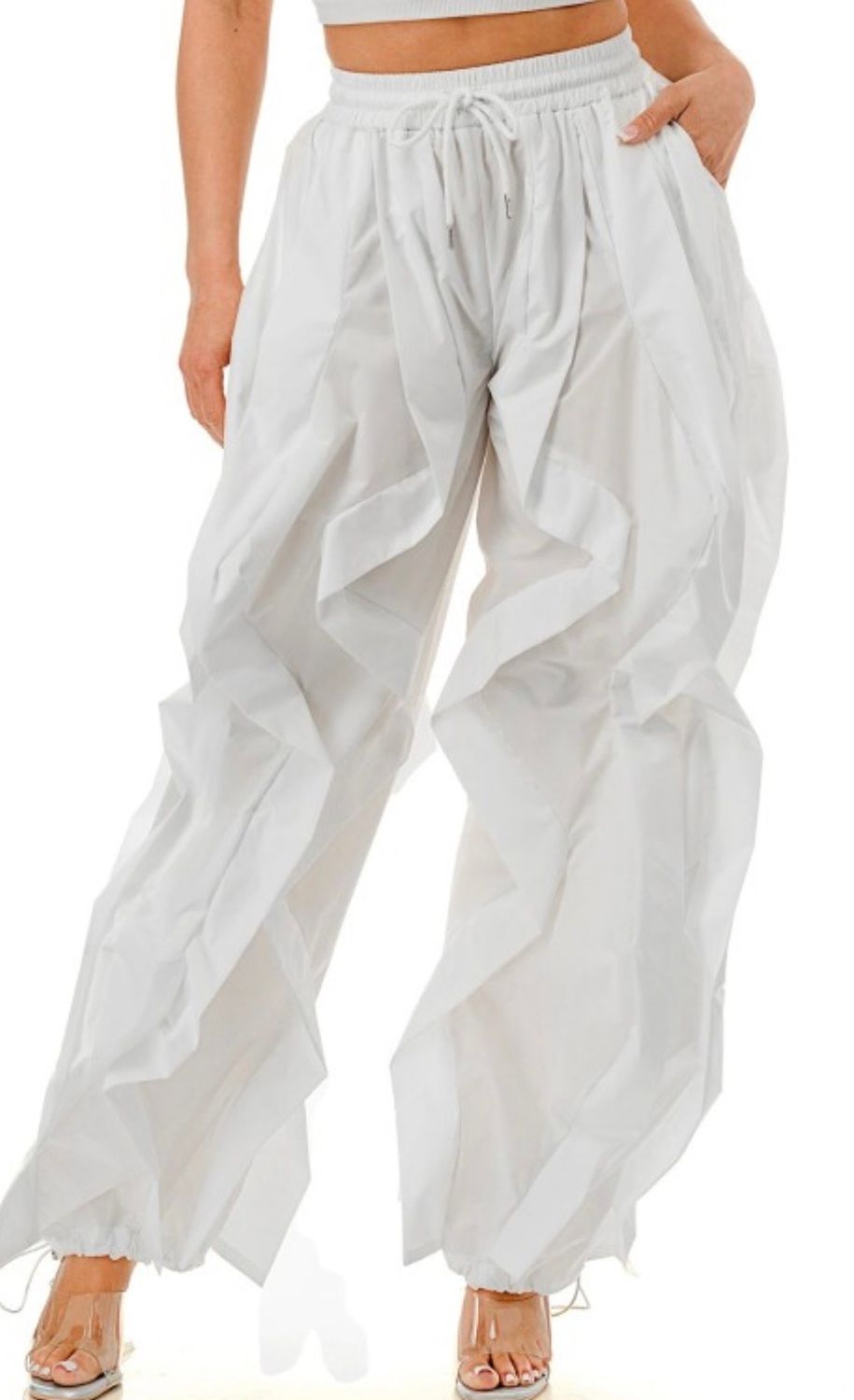 Dramatic Ruffle Joggers