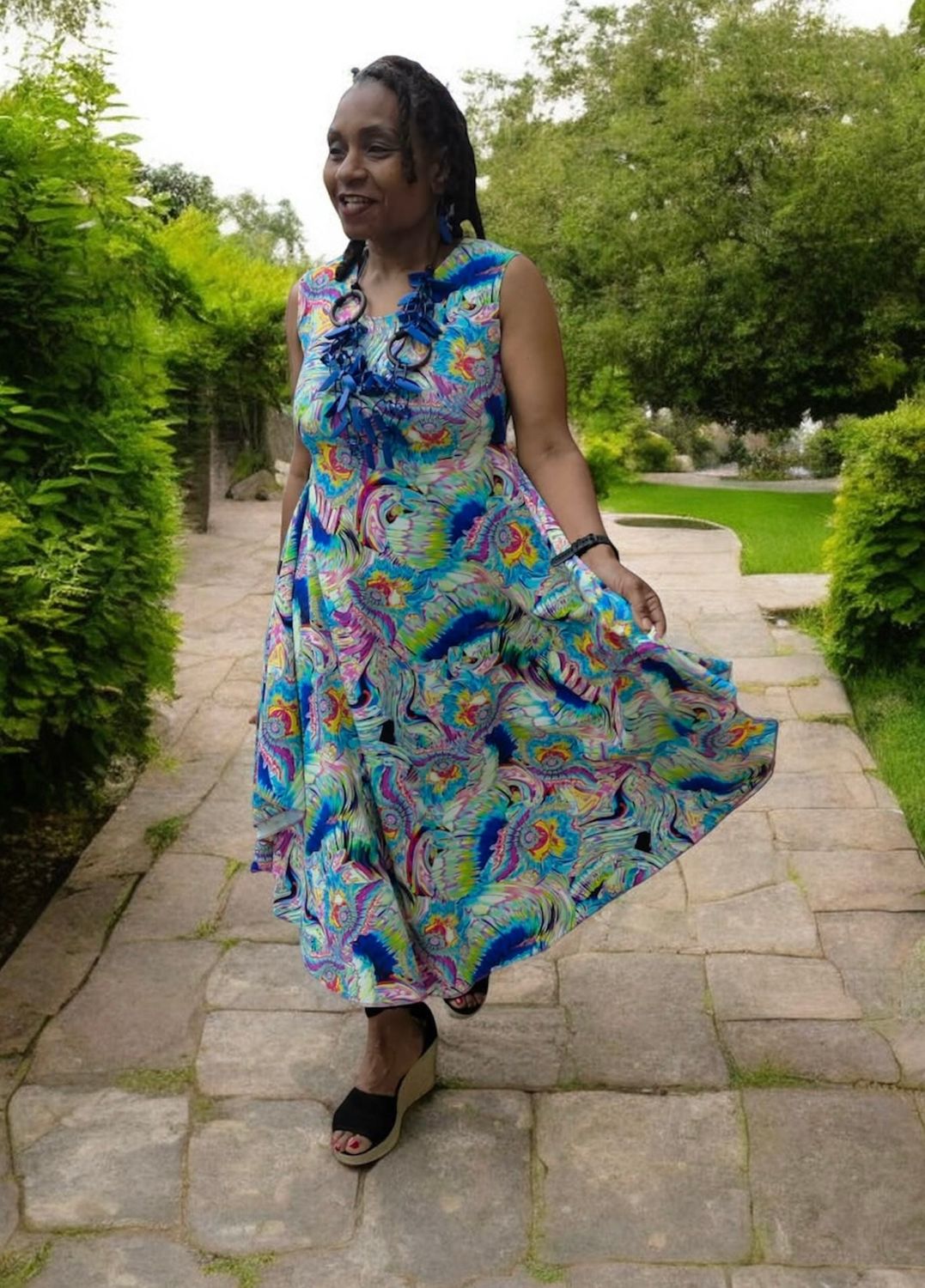 Heavenly Midi Length Dress
