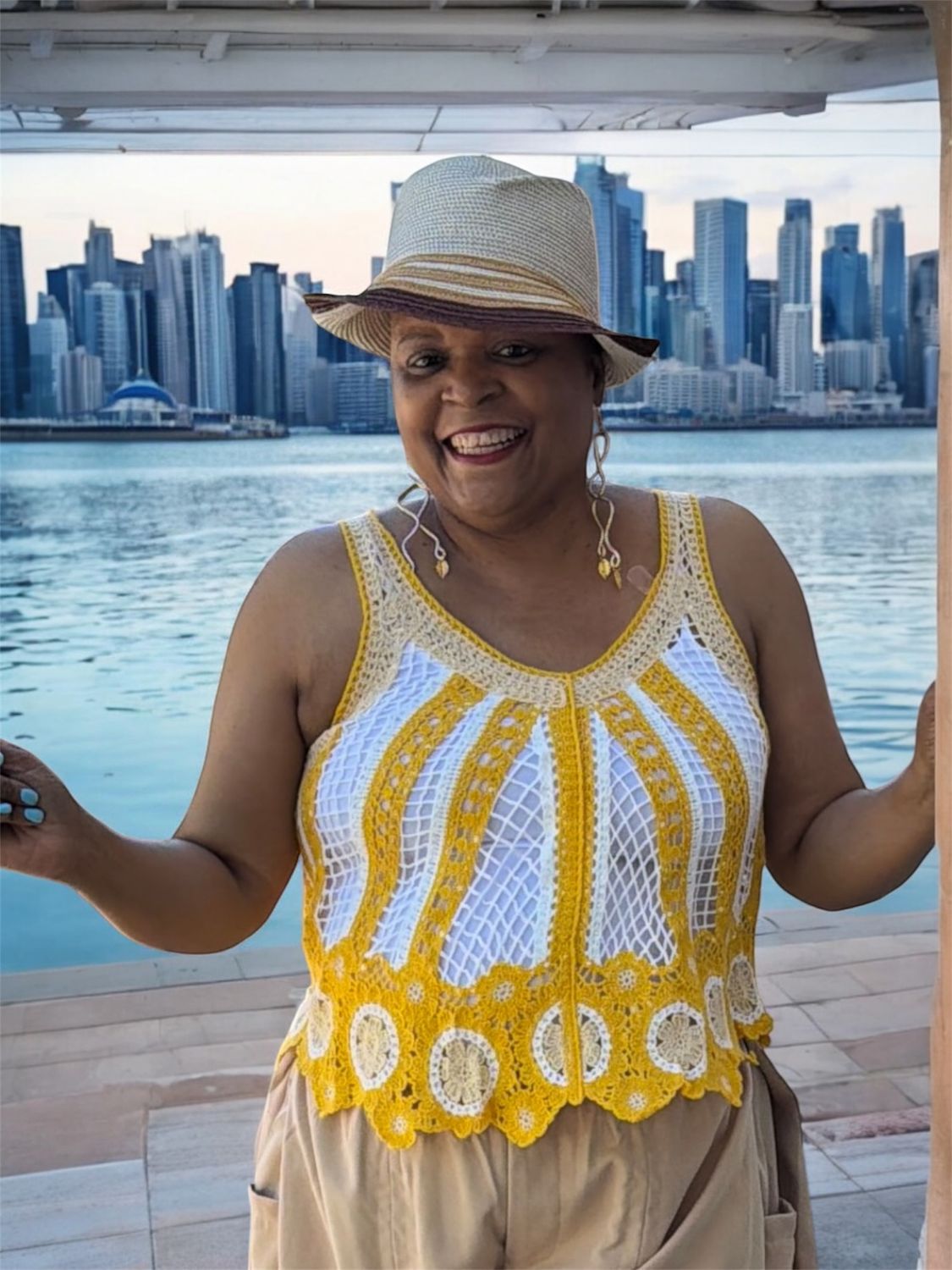 Yellow Crochet Top