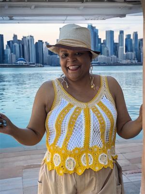 Yellow Crochet Top