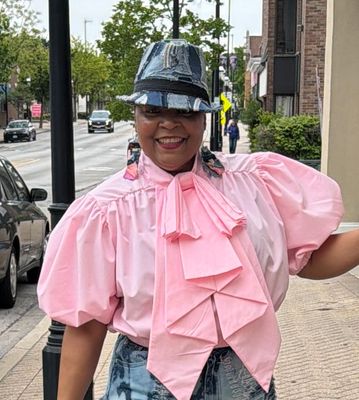 Denim Patchwork Unisex Fedora