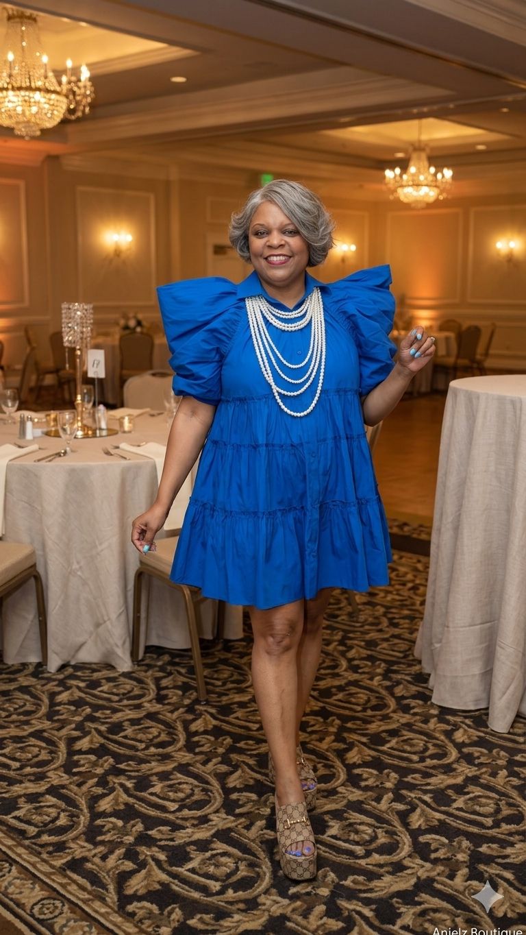 Butterfly Dress - Royal