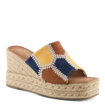 Yellow Patched Wedge Slide