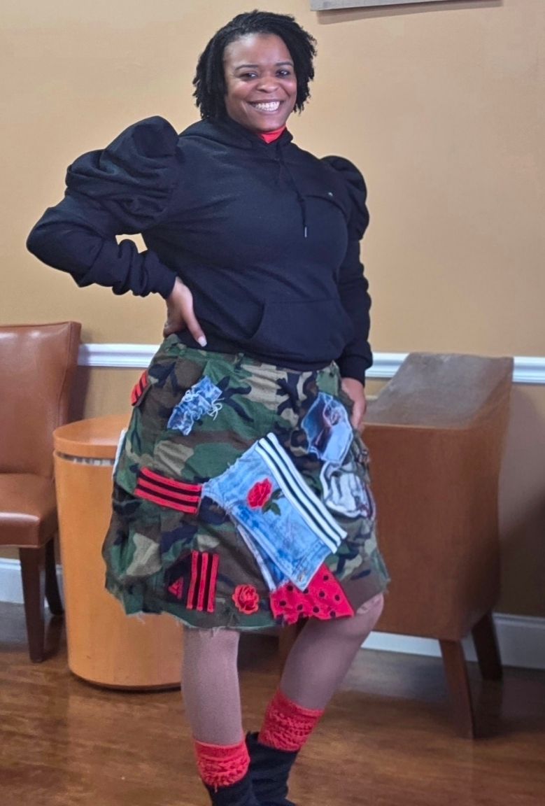 Rose'n'Camo Skirt