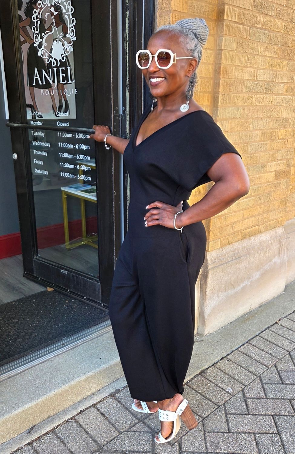 Spring Breeze Jumpsuit - Black