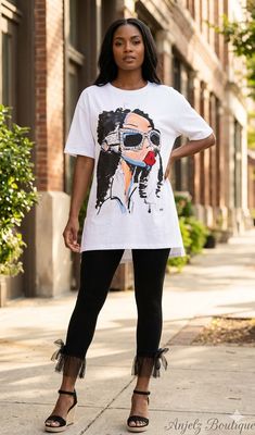 Studded Sunglasses Graphic Tee