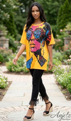 Pop Art Sunglasses Graphic Tee