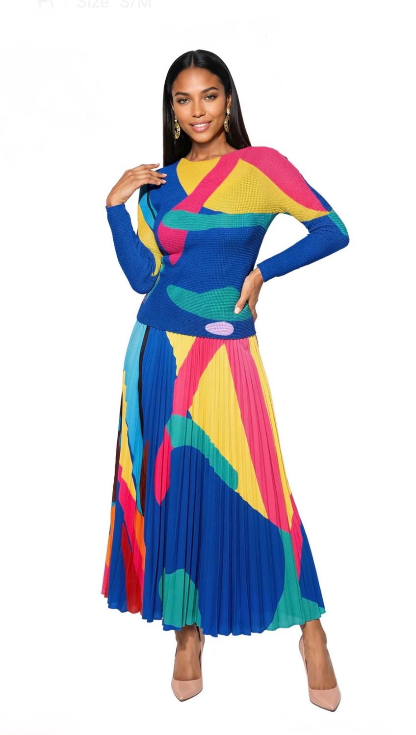 Abstract Art Knit Set