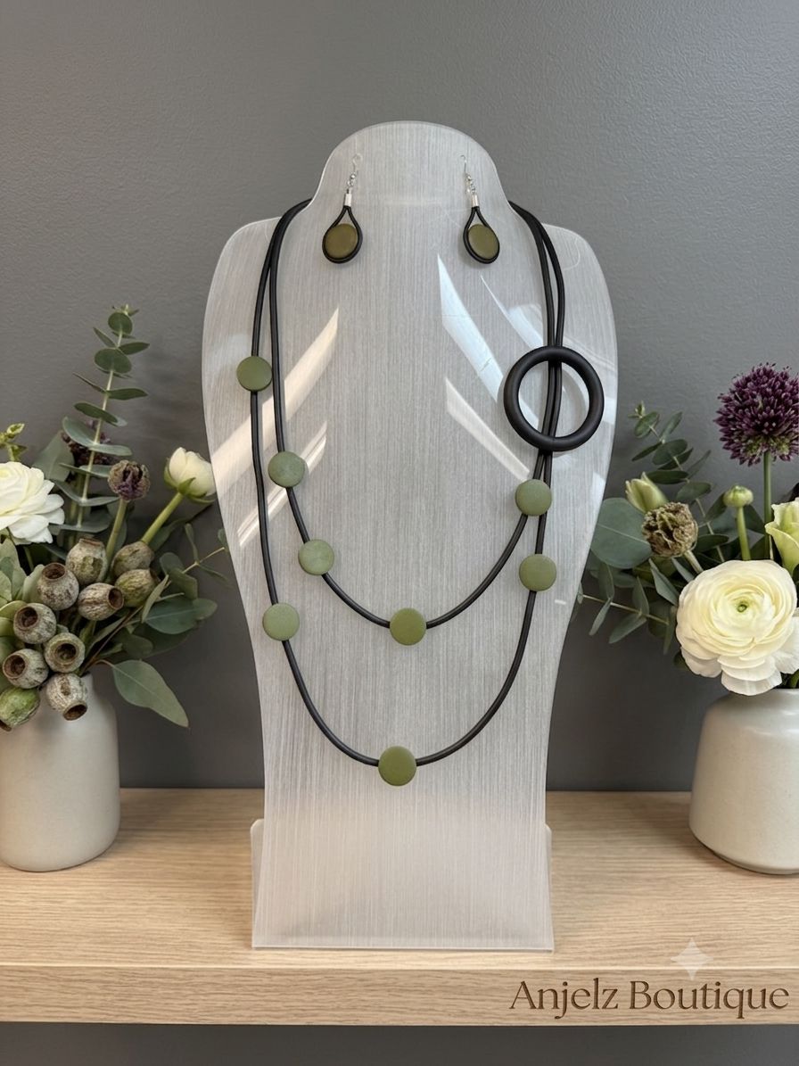 Recycle Olive Beads