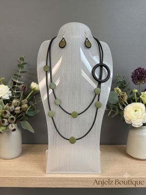 Recycle Olive Beads