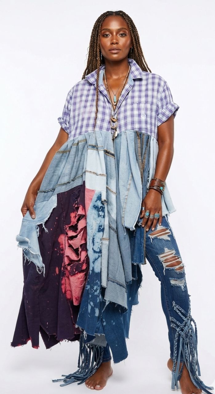 Bohemian Patchwork Duster