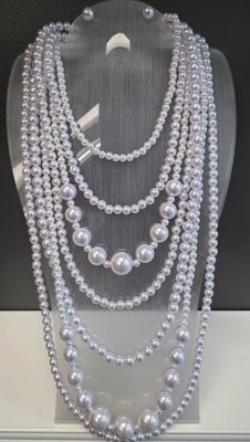 Pearl Necklace Set