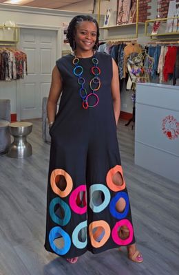 Black Hollow Summer Elegance Jumpsuit