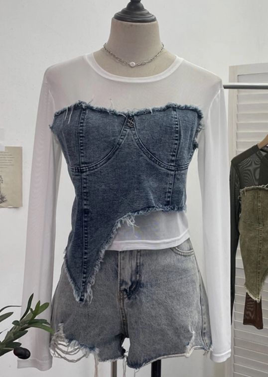 Distressed Layered Mesh Top