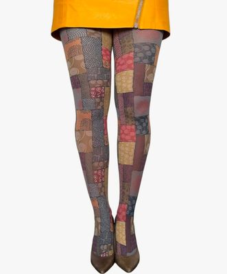 African Patchwork Tights