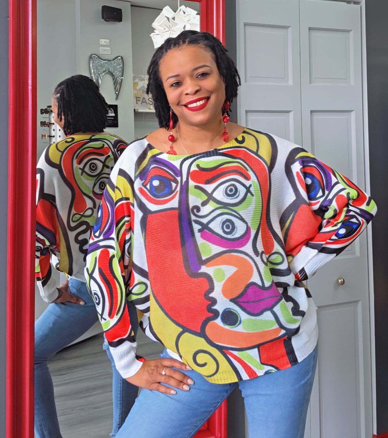 Eyes of Picasso Sweater