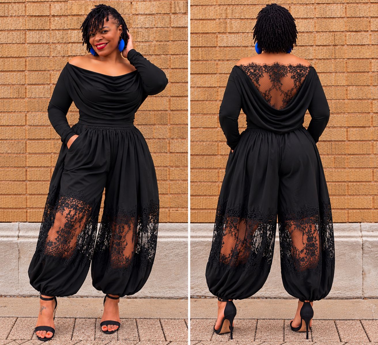 Off Shoulder Lace Detail Top