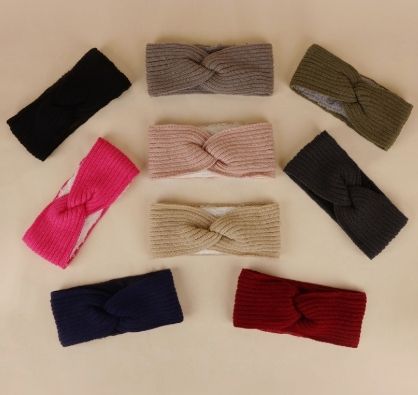 Ribbed Knit Fleece Headband