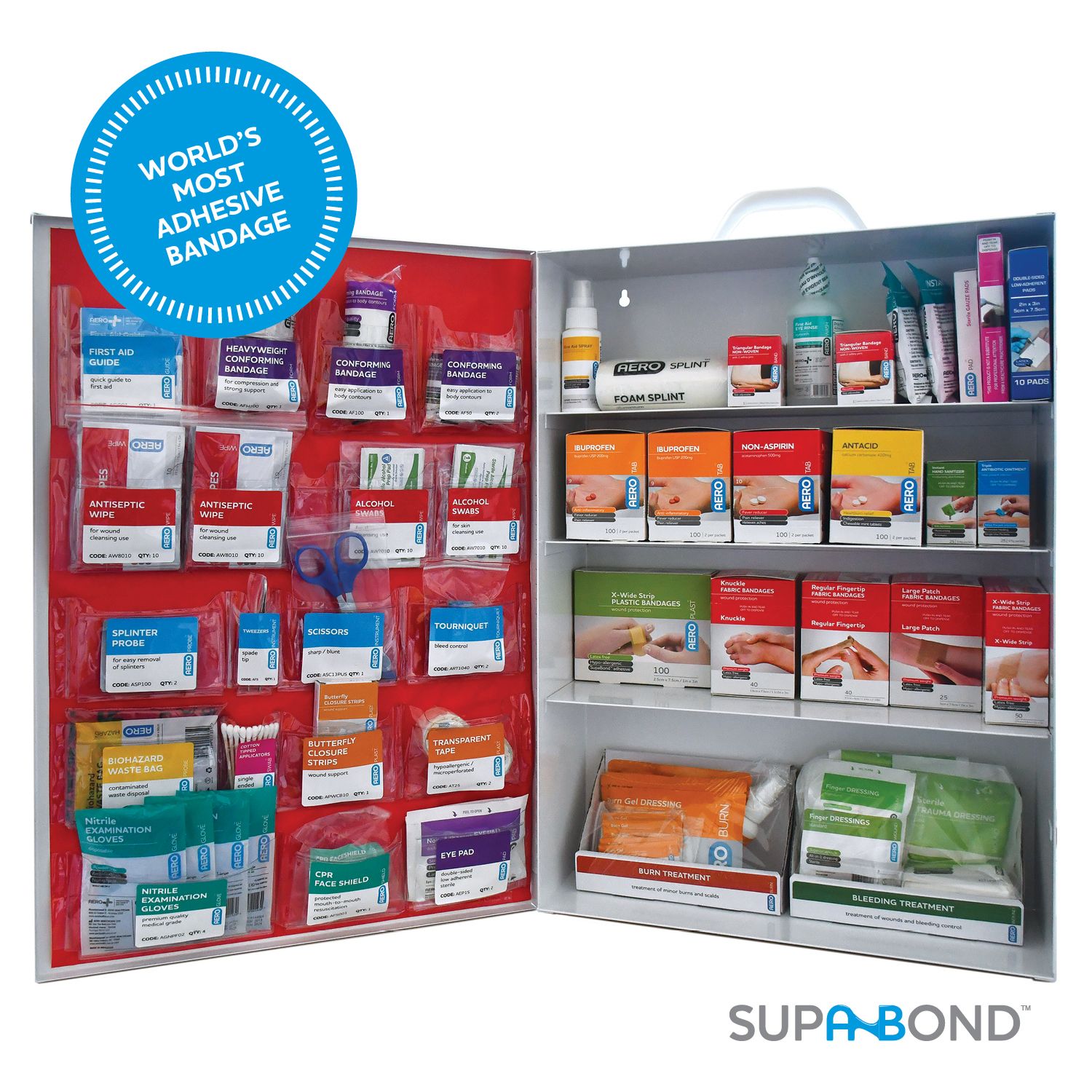 SUREFILL™ 4 Shelf Metal Cabinet 150 Series ANSI 2021 B - Meds