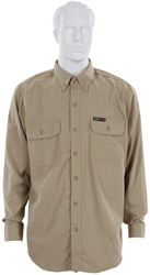 Summit Breeze® FR Longe Sleeve Shirt, Tan 5.5-ounce, Vented Underarms and Back
