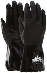 MCR Double Dipped PVC Sandy Finish, Interlock Lining, 12 Inch, 6 DOZ/CS