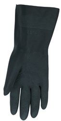Black Neoprene Work Gloves, Flock Lined, 30 mil, 12 Inch Length, 6 dz/dc
