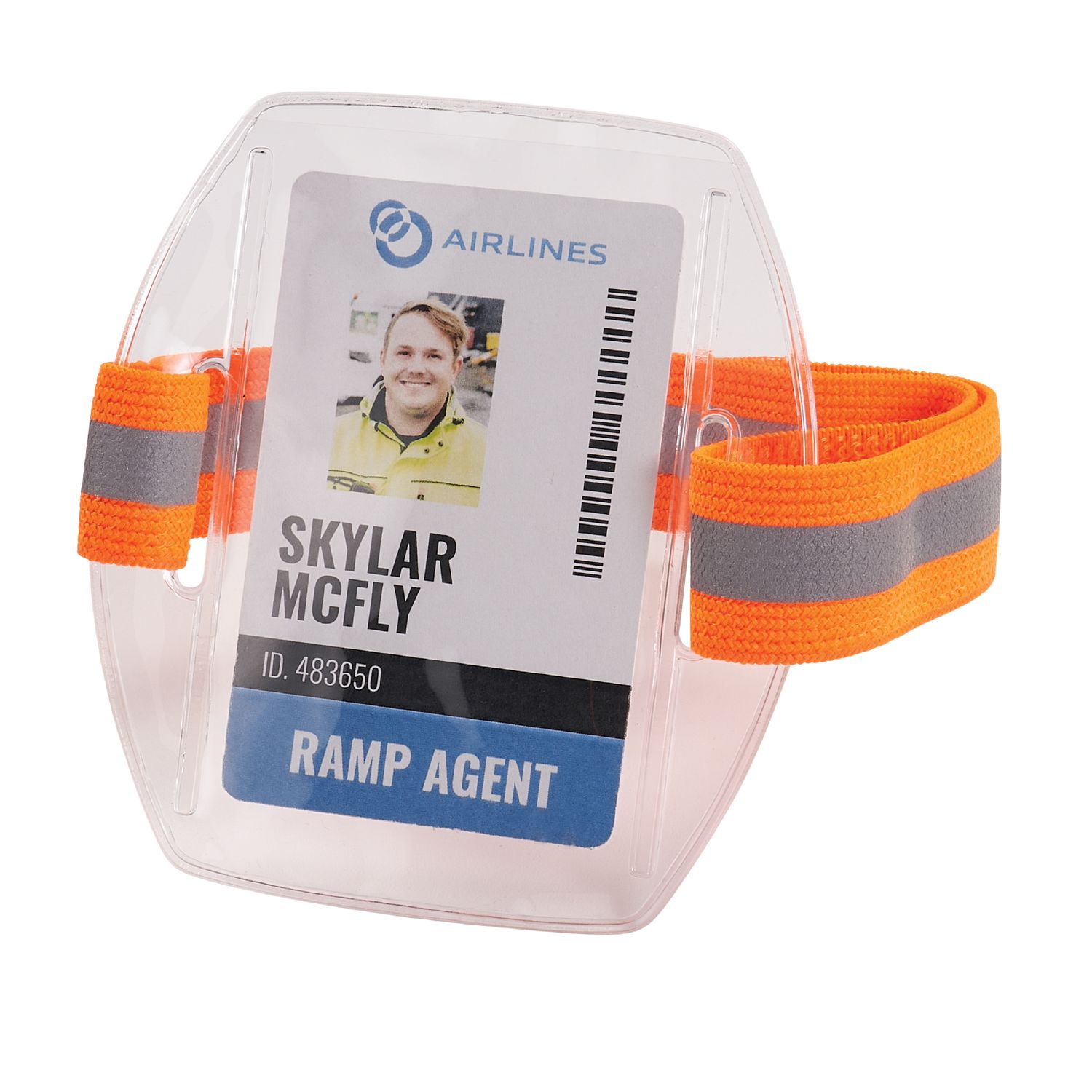 Squids 3386 Vinyl Arm Band ID/Badge Holder