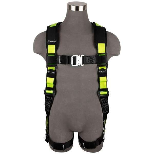 PRO Full Body Harness: 1D, QC Chest, QC Legs XL