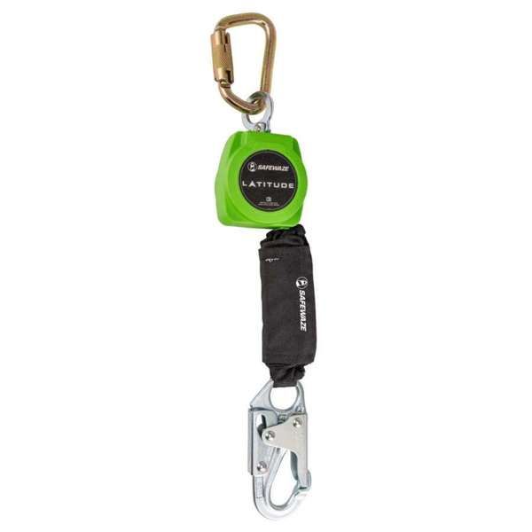 SafeWaze 6' Web Single Leg SRL: Carabiner, Snap Hook